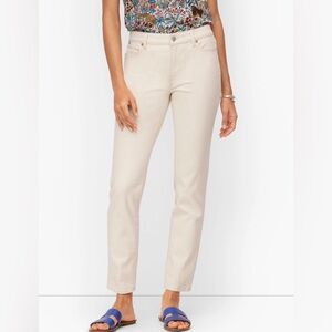 Talbots Modern Ankle Jean Natural size 12